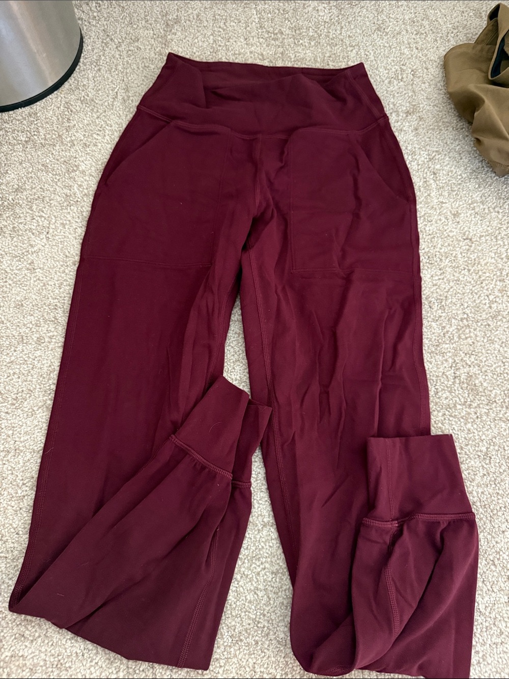 Lululemon Align Maroon High-Rise Joggers for Women